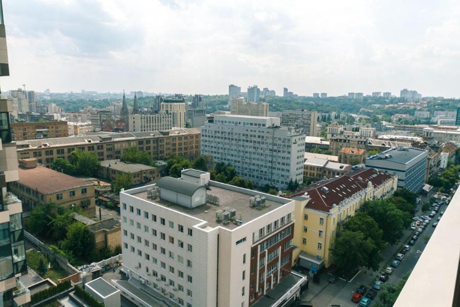 Квартира На Улице Деловая Kiev Esterno foto